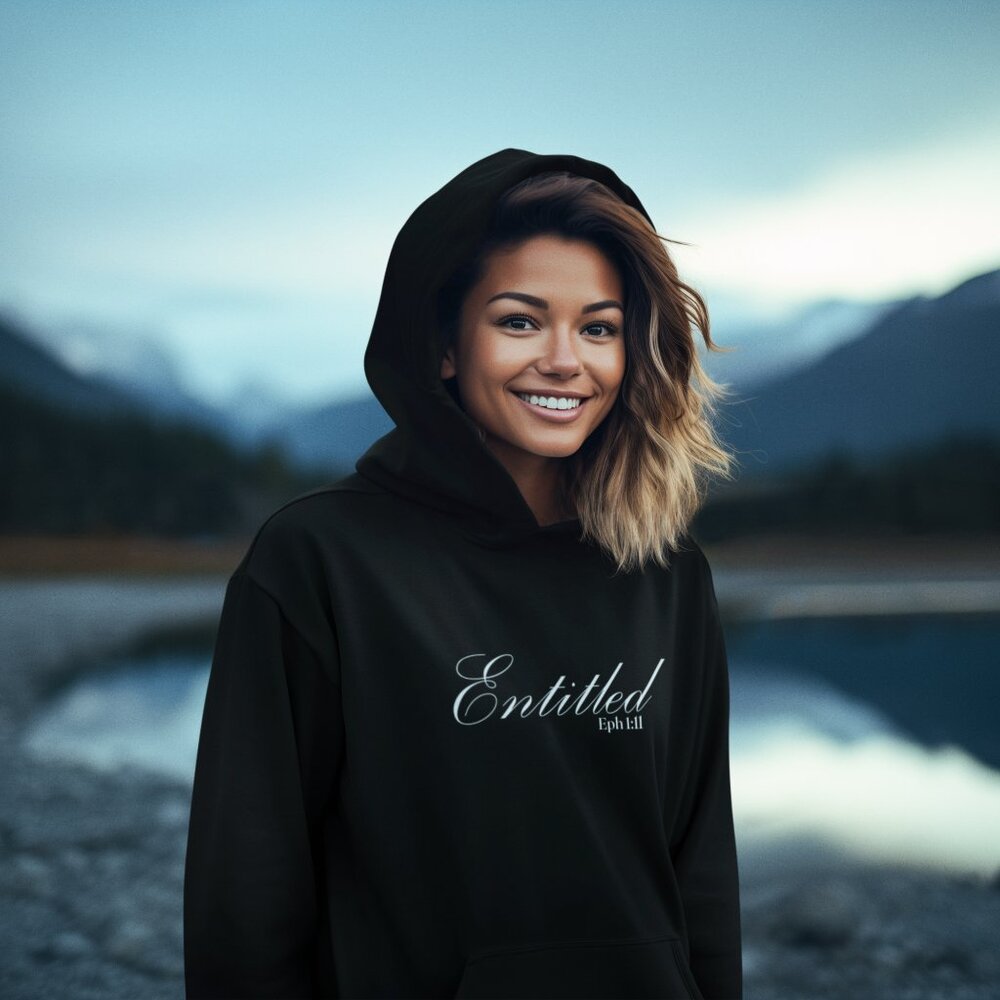 Unisex "Entitled" Black Hoodies